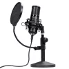 TRUST GXT 269 EMITA II ASZTALI STREAMING MIKROFON, FEKETE