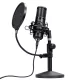 TRUST GXT 269 EMITA II ASZTALI STREAMING MIKROFON, FEKETE