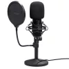 TRUST GXT 269 EMITA II ASZTALI STREAMING MIKROFON, FEKETE