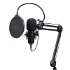 TRUST GXT 270 EMITA II STREAMING MIKROFON STÚDIÓKARRAL, FEKETE