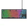 TRUST GXT 833 THADO TKL GAMING BILLENTYŰZET FEKETE,