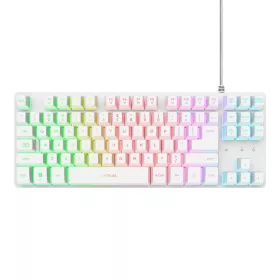 TRUST GXT 833 THADO TKL ILLUMINATED BILLENTYŰZET FEHÉR, US