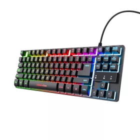 TRUST GXT 833 THADO TKL ILLUMINATED BILLENTYŰZET FEKETE, HU