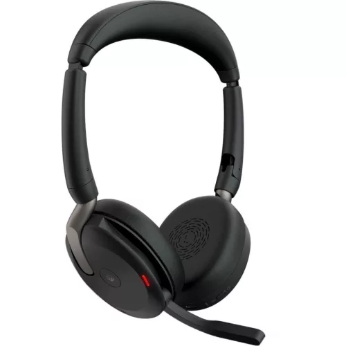 JABRA EVOLVE2 65 FLEX USB-A MS STEREO BLUETOOTH HEADSET/FEJHALLGATÓ, FEKETE