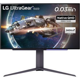   LG 27GR95QE-B 27", ULTRAGEAR, 16:9 OLED GAMING MONITOR, FEKETE