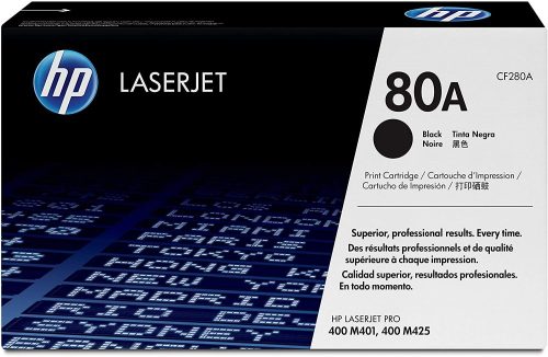 HP CF280A NO.80A FEKETE (2,5K) EREDETI TONER (CF280A)