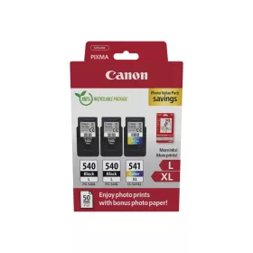   CANON PG-540L(2DB)/CL-541XL FEKETE/SZÍNES (2X11ML+15ML) + 50DB GP501 10X15CM FOTÓPAPÍR EREDETI MULTIPACK (5224B015)