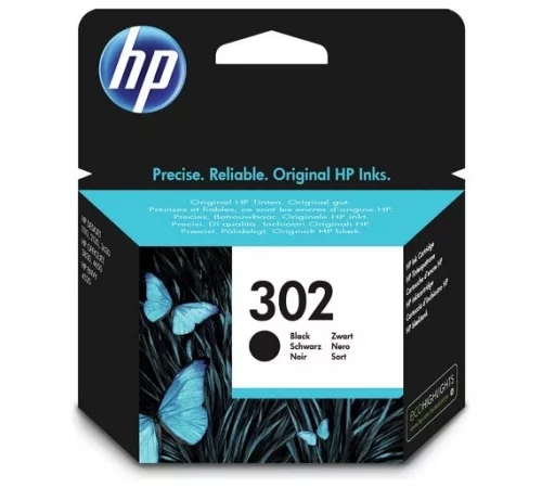 HP F6U66AE NO.302 FEKETE (3,5ML) EREDETI TINTAPATRON (F6U66AE)