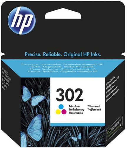 HP F6U65AE NO.302 SZÍNES (4ML) EREDETI TINTAPATRON (F6U65AE)