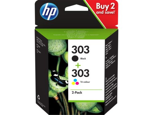 HP 3YM92AE NO.303 FEKETE/SZÍNES T6N02AE+T6N01AE EREDETI MULTIPACK (3YM92AE)