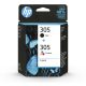 HP 6ZD17AE NO.305 FEKETE/SZÍNES 3YM61AE+3YM60AE EREDETI MULTIPACK (6ZD17AE)