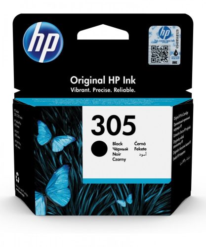 HP 3YM61AE NO.305 FEKETE (2ML) EREDETI TINTAPATRON (3YM61AE)