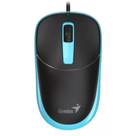 GENIUS DX-123 VEZETÉKES EGÉR, BLACK/BLUE