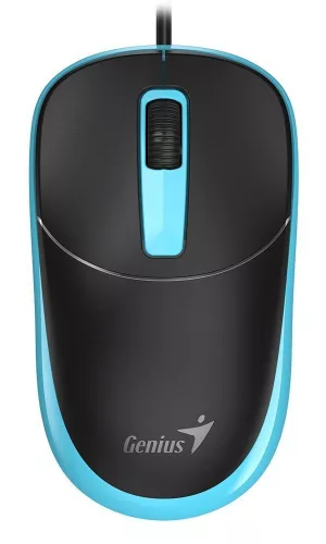 GENIUS DX-123 VEZETÉKES EGÉR, BLACK/BLUE