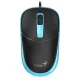 GENIUS DX-123 VEZETÉKES EGÉR, BLACK/BLUE