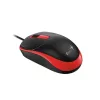 GENIUS DX-123 VEZETÉKES EGÉR, BLACK/RED