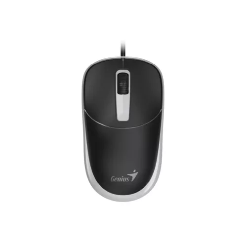 GENIUS DX-123 VEZETÉKES EGÉR, BLACK/GREY USB-C