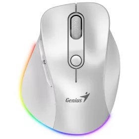 GENIUS ERGO 9000S PRO WIRELESS EGÉR, PEARL WHITE