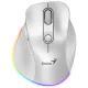 GENIUS ERGO 9000S PRO WIRELESS EGÉR, PEARL WHITE