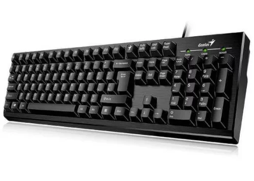 GENIUS KB-117 BILLENTYŰZET FEKETE, HU