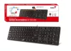 GENIUS SLIMSTAR 126 BILLENTYŰZET FEKETE, HU