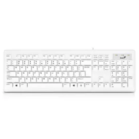 GENIUS SLIMSTAR 126 BILLENTYŰZET FEHÉR, HU