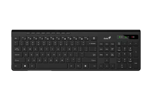GENIUS SLIMSTAR 7230 WIRELESS BILLENTYŰZET FEKETE, HU