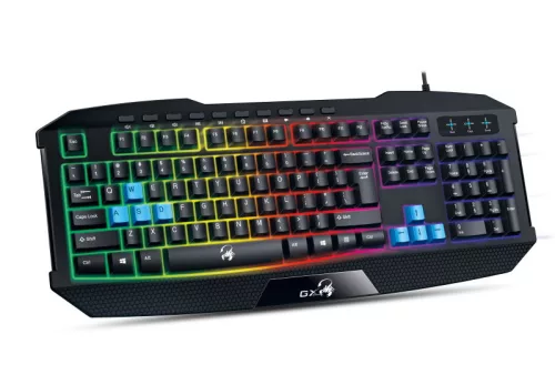 GENIUS SCORPION K215 GAMING USB BILLENTYŰZET FEKETE (BONTOTT)