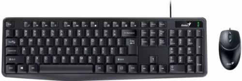 GENIUS KM-170 BILLENTYŰZET + EGÉR KIT FEKETE, HU