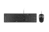 GENIUS SLIMSTAR C126 VEZETÉKES BILLENTYŰZET + EGÉR, FEKETE, HU