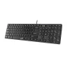 GENIUS SLIMSTAR C126 VEZETÉKES BILLENTYŰZET + EGÉR, FEKETE, HU