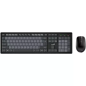   GENIUS SMART KM-8200 DUAL COLOR WIRELESS COMBO BILLENTYŰZET + EGÉR FEKETE-GREY, HU