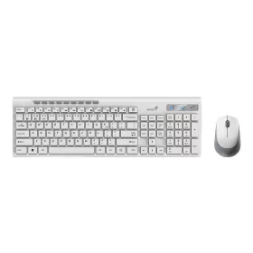   GENIUS SLIMSTAR 8230 WIRELESS BLUETOOTH BILLENTYŰZET COMBO FEHÉR, HU