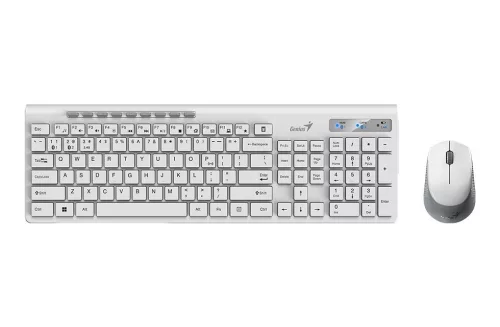 GENIUS SLIMSTAR 8230 WIRELESS BLUETOOTH BILLENTYŰZET COMBO FEHÉR, HU