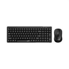   GENIUS LUXEMATE Q8100 WIRELESS BILLENTYŰZET + EGÉR COMBO FEKETE, HU
