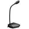 SNOPY SN-110M ASZTALI MIKROFON, FEKETE