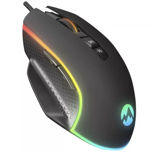 EVEREST RAGE-X2 RGB GAMER OPTICAL EGÉR, BLACK