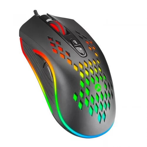 EVEREST SM-G07 METAFOR RGB GAMER OPTICAL EGÉR, BLACK