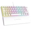 RAMPAGE PLOWER K60 MECHANIKUS GAMING BILLENTYŰZET FEHÉR, US