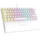 RAMPAGE PLOWER K60 MECHANIKUS GAMING BILLENTYŰZET FEHÉR, US