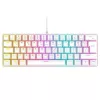 RAMPAGE PLOWER K60 MECHANIKUS GAMING BILLENTYŰZET FEHÉR, US