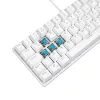 RAMPAGE PLOWER K60 MECHANIKUS GAMING BILLENTYŰZET FEHÉR, US