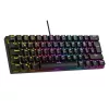RAMPAGE PLOWER K60 MECHANIKUS GAMING BILLENTYŰZET FEKETE, US