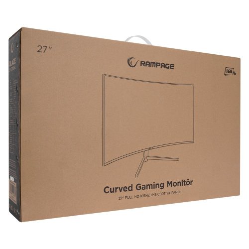 RAMPAGE BLAZE 27", 16:9, 1920X1080, 165HZ, DISPLAY PORT,HDMI,USB2.0,GAMER, LED MONITOR