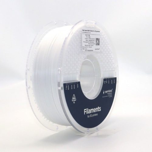 GEMBIRD 3DP-ABS1.75HY-01-W HIGH SPEED ABS FILAMENT WHITE 1,75MM 1KG