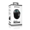 SHARKOON OFFICEPAL M25W GAMER WIRELESS EGÉR, BLACK