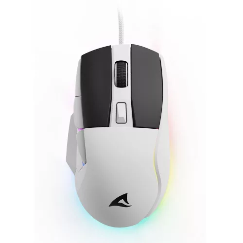 SHARKOON SKILLER SGM35 RGB GAMER EGÉR, WHITE
