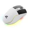 SHARKOON SKILLER SGM50W RGB WIRELESS GAMER EGÉR, WHITE