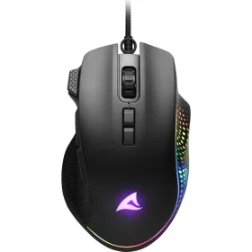 SHARKOON SHARK FORCE 3 RGB EGÉR, BLACK