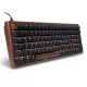 SHARKOON SKILLER SGK50 S2 WOOD PBT GAMING BILLENTYŰZET BROWN/FEKETE, UK